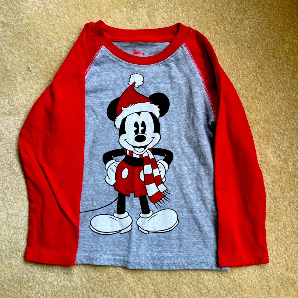 Kids Mickey Christmas long sleeve